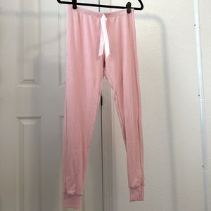 Pink pajama pants